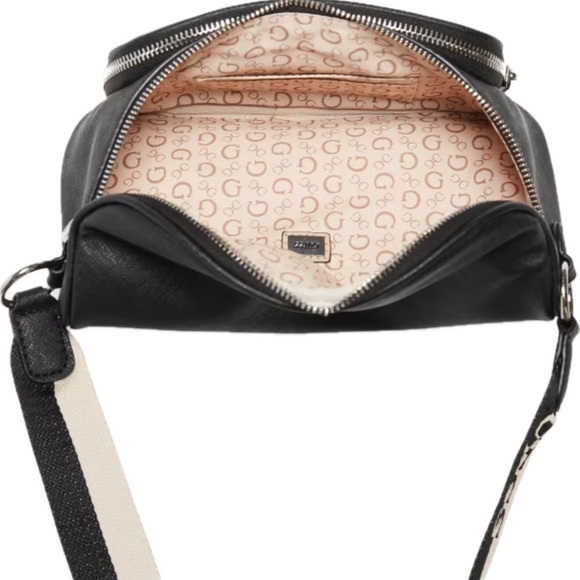 GUESS Black Belt Bag with Iconic Branding - Picture 7 of 7